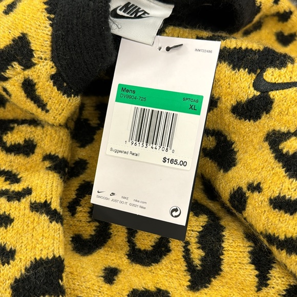 Rare NWT Nike Sportswear Circa Cardigan AOP Leopard Print - Picture 7 of 10